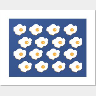 fried egg pattern with this design or give it as a gift Posters and Art